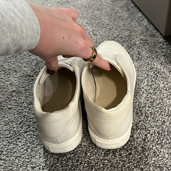Vince cream slip on shoe loafer sneaker slipper women’s 8 38 - Picture 10 of 10
